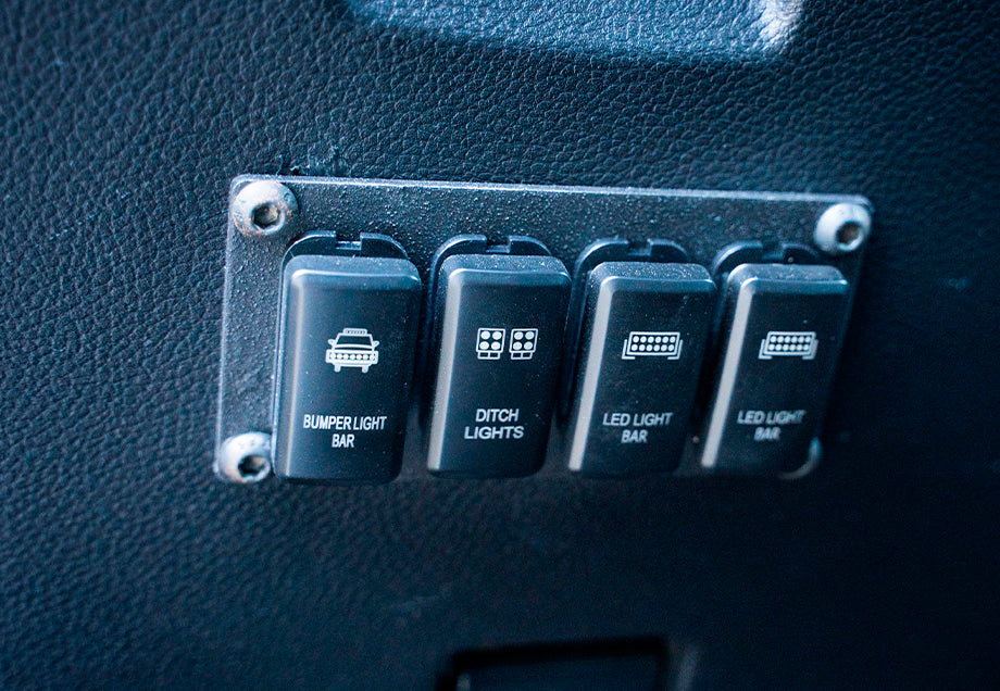2019-2022 Ford Ranger Switch Panel (4) - Roam Overland Outfitters