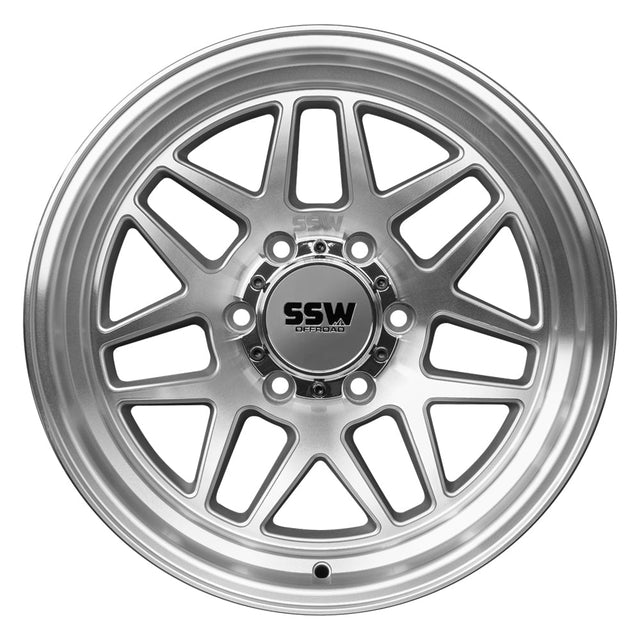 SIERRA / MACHINED SILVER / 17X9.0 -25 - Roam Overland Outfitters