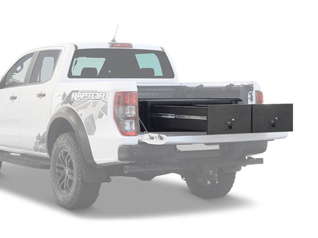 Ford Ranger Wildtrak / Raptor (2014-2022) w/Drop-In Bed Liner Drawer Kit - Roam Overland Outfitters