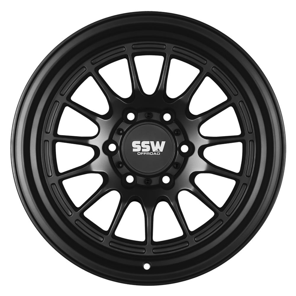 DAKAR / MATTE BLACK / 17X9.0 -25 - Roam Overland Outfitters